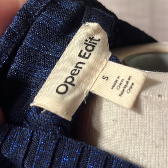 Open Edit blue sparkle sweater - Picture 5 of 5